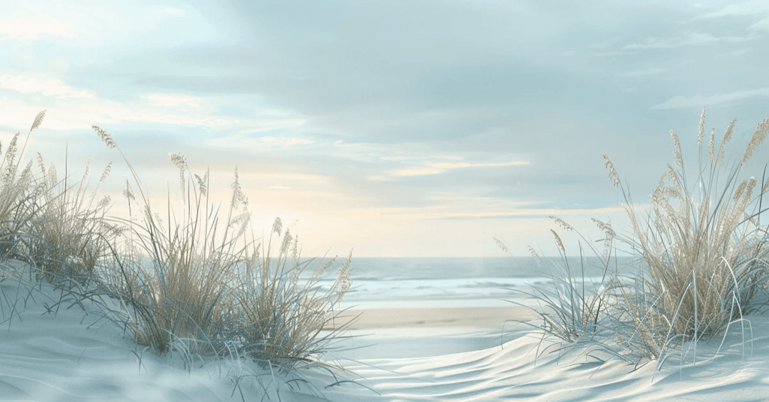 Nature cotière - Dunes en bord de mer - Illulart: Papier peint panoramique