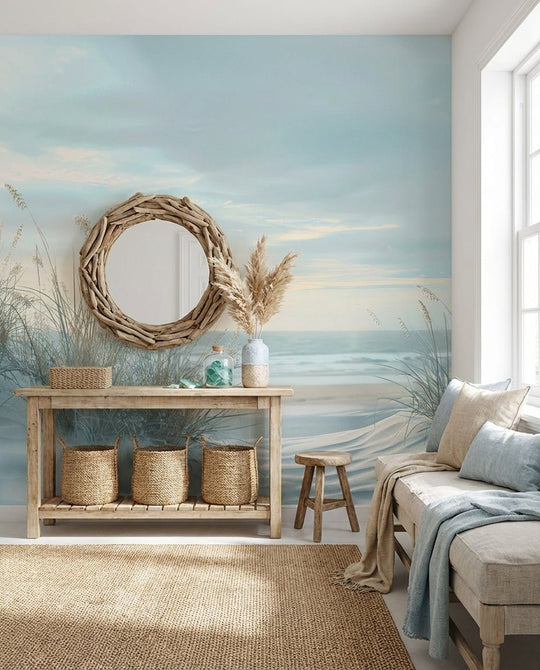 Nature cotière - Dunes en bord de mer - Illulart: Papier peint panoramique