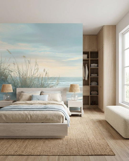Nature cotière - Dunes en bord de mer - Illulart: Papier peint panoramique