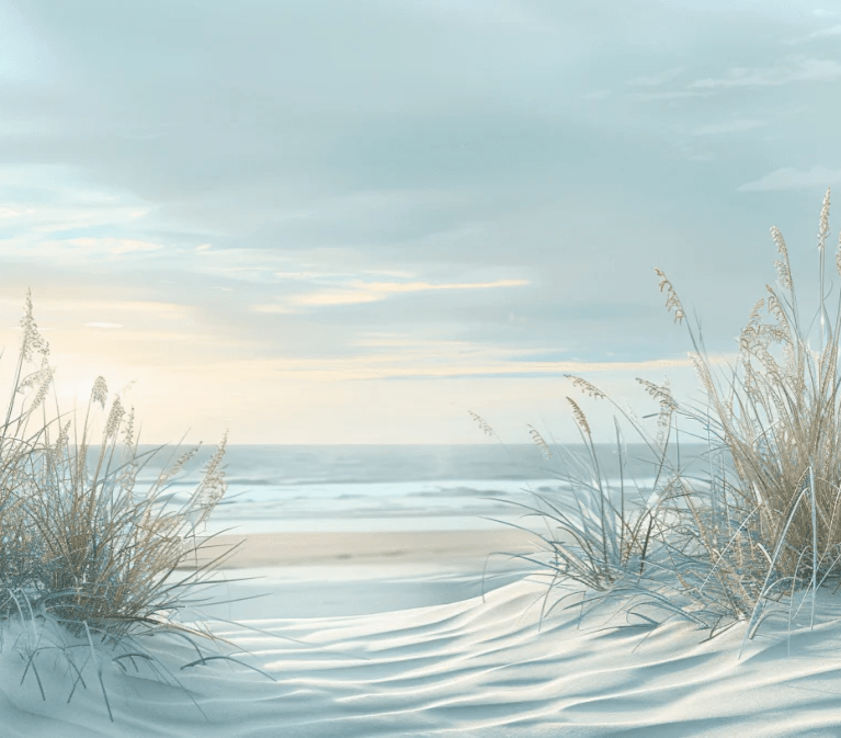 Nature cotière - Dunes en bord de mer - Illulart: Papier peint panoramique