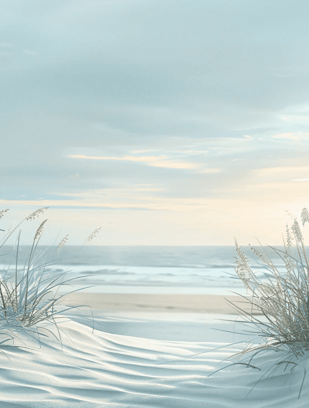 Nature cotière - Dunes en bord de mer - Illulart: Papier peint panoramique