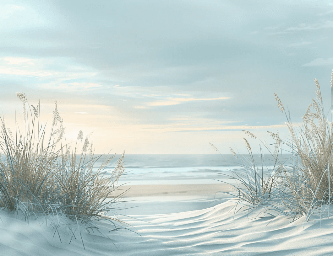 Nature cotière - Dunes en bord de mer - Illulart: Papier peint panoramique
