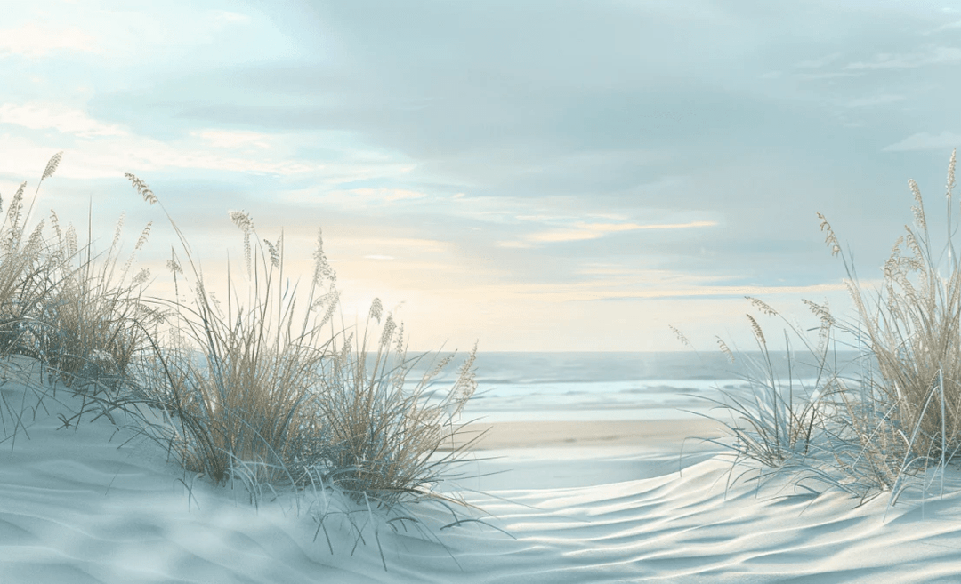 Nature cotière - Dunes en bord de mer - Illulart: Papier peint panoramique