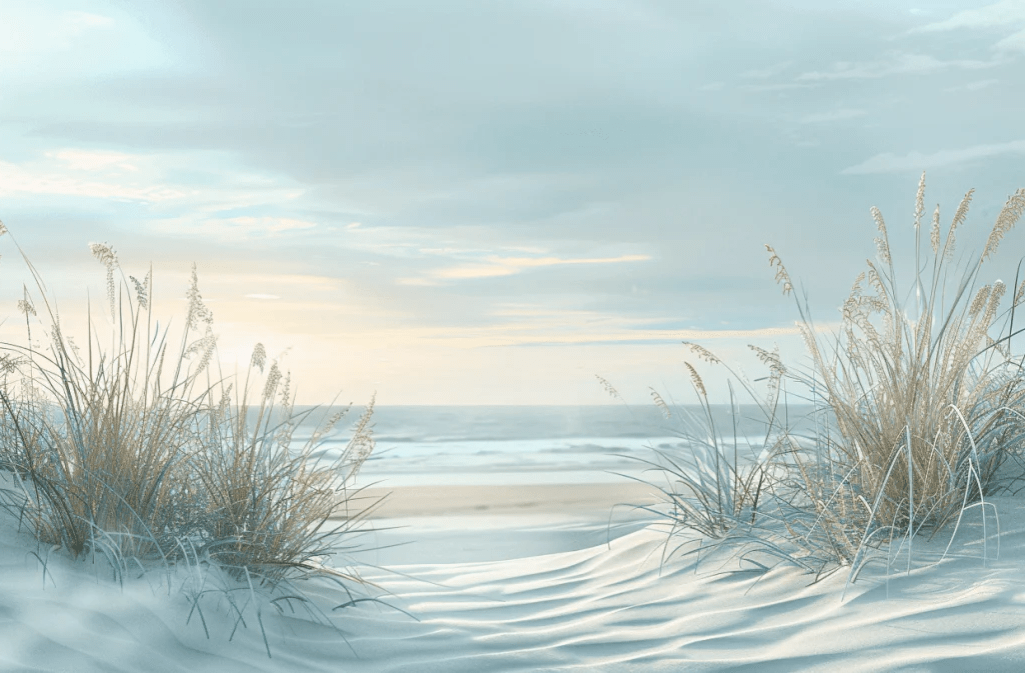 Nature cotière - Dunes en bord de mer - Illulart: Papier peint panoramique