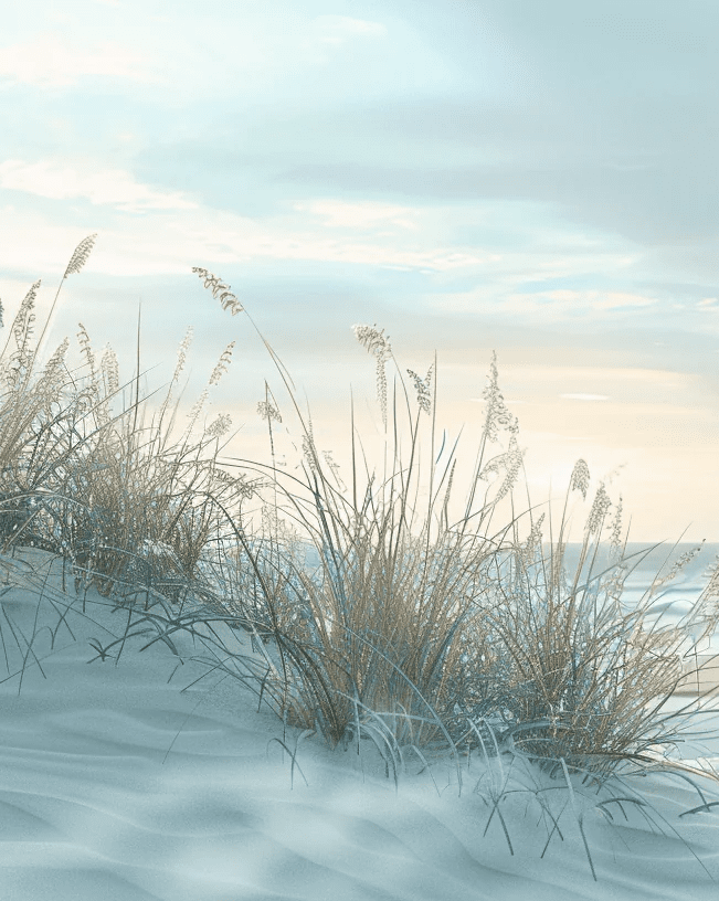 Nature cotière - Dunes en bord de mer - Illulart: Papier peint panoramique