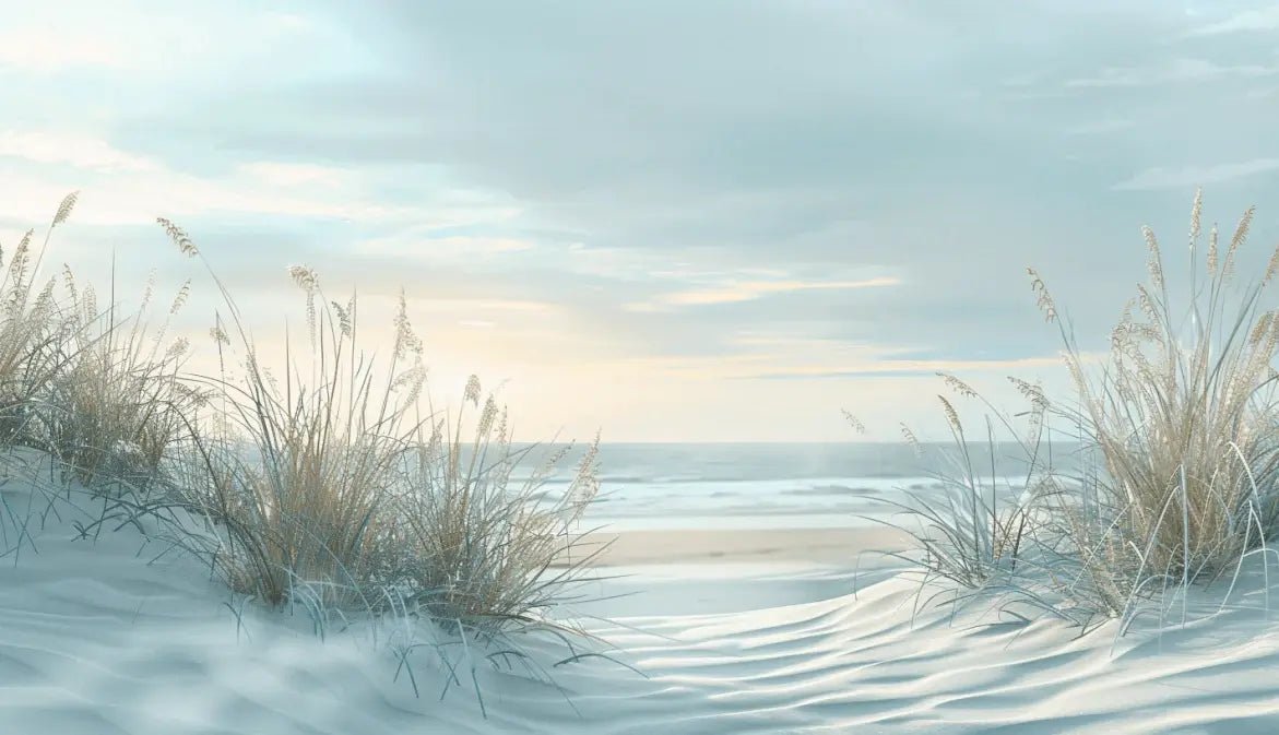 Nature cotière - Dunes en bord de mer - Illulart: Papier peint panoramique