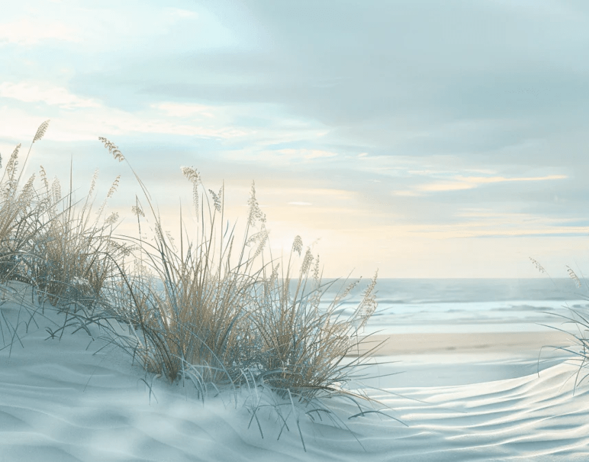 Nature cotière - Dunes en bord de mer - Illulart: Papier peint panoramique