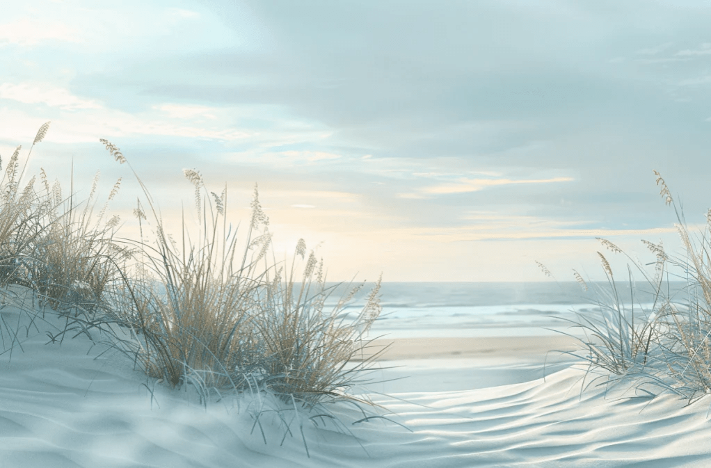 Nature cotière - Dunes en bord de mer - Illulart: Papier peint panoramique