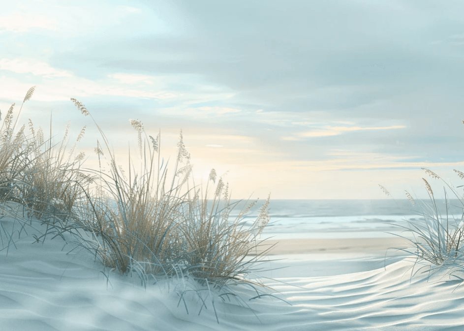 Nature cotière - Dunes en bord de mer - Illulart: Papier peint panoramique