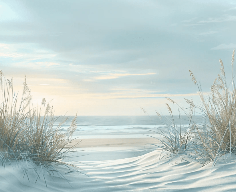 Nature cotière - Dunes en bord de mer - Illulart: Papier peint panoramique