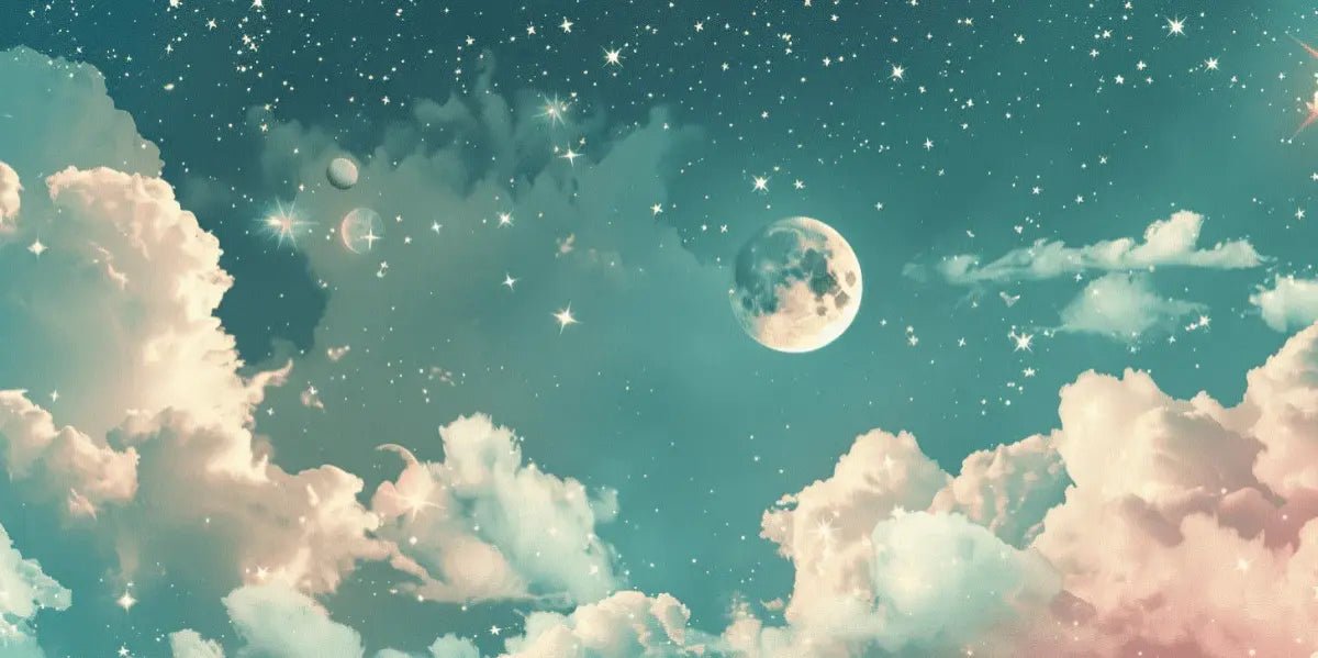 Nuit magique: Revêtement Mural Étoilé pour les Jeunes Rêveurs - Illulart: Papier peint panoramique