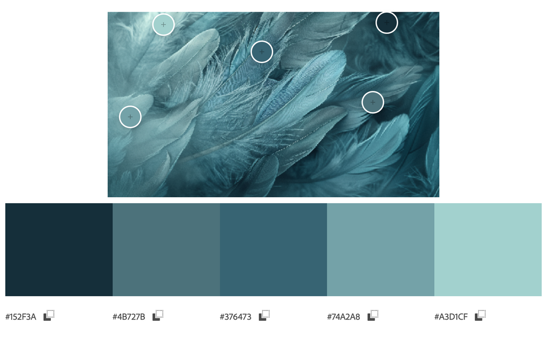 Mur de Plumes - Papier Peint Panoramique Élégant en Bleu Cendré