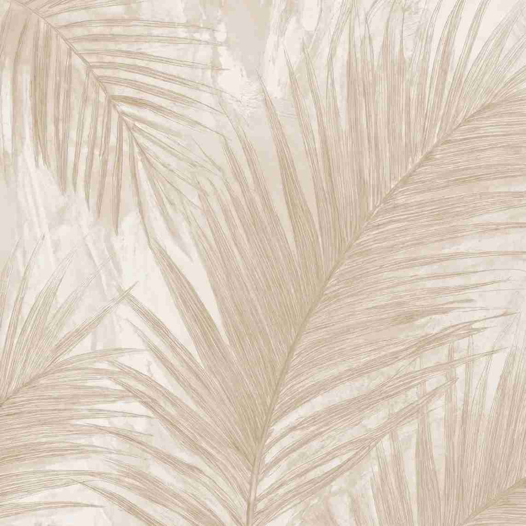 Palmier Nude – Papier peint palmier beige aux nuances chaleureuses - Illulart: Papier peint panoramique