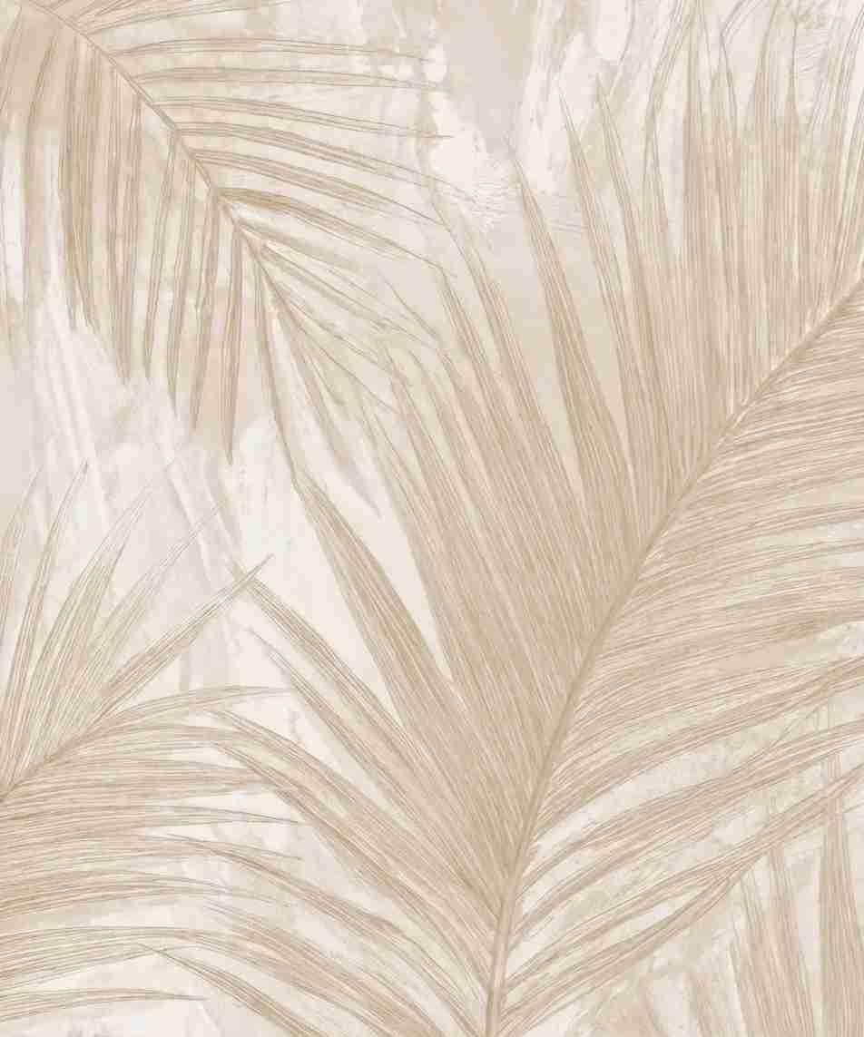Palmier Nude – Papier peint palmier beige aux nuances chaleureuses - Illulart: Papier peint panoramique