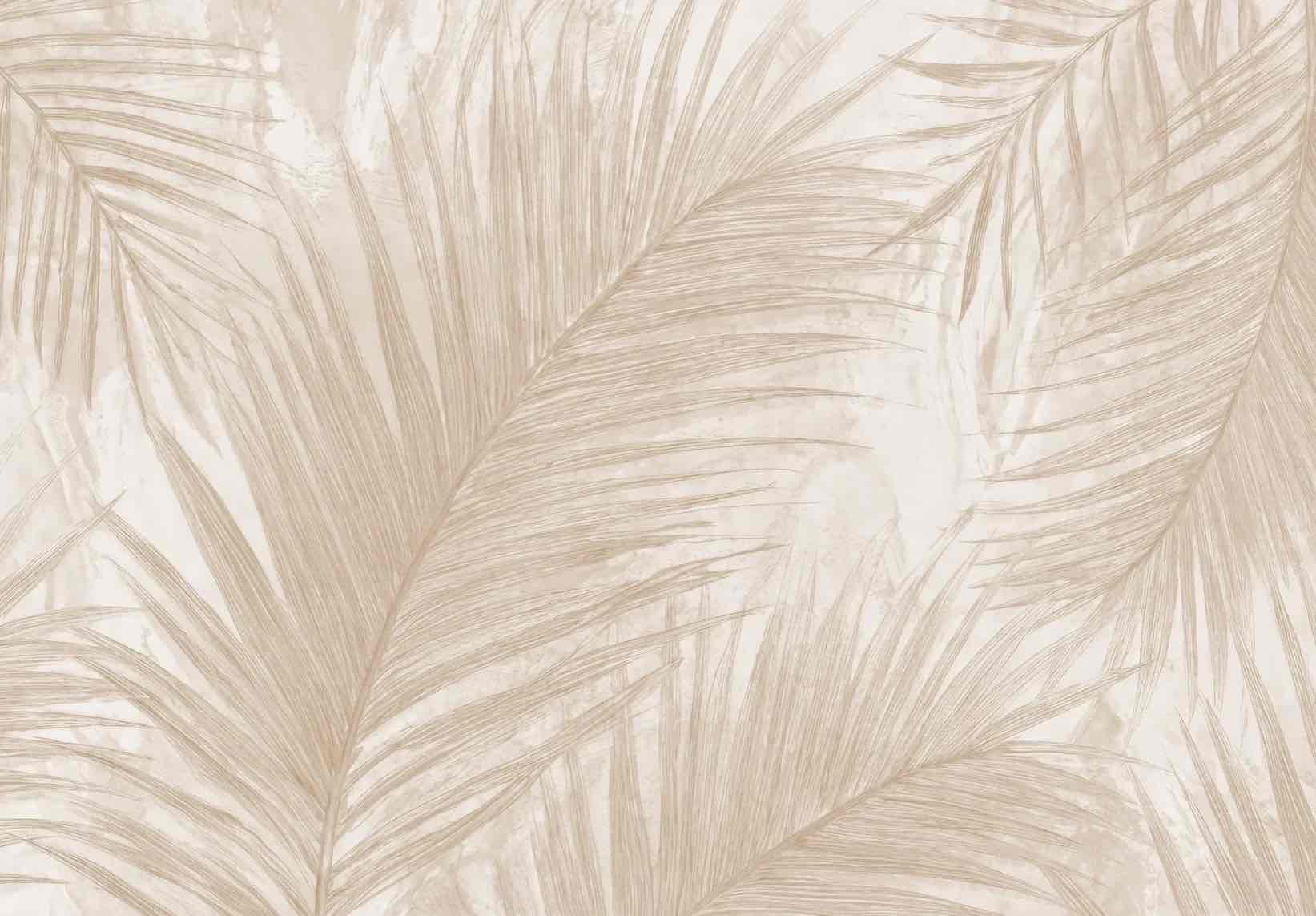 Palmier Nude – Papier peint palmier beige aux nuances chaleureuses