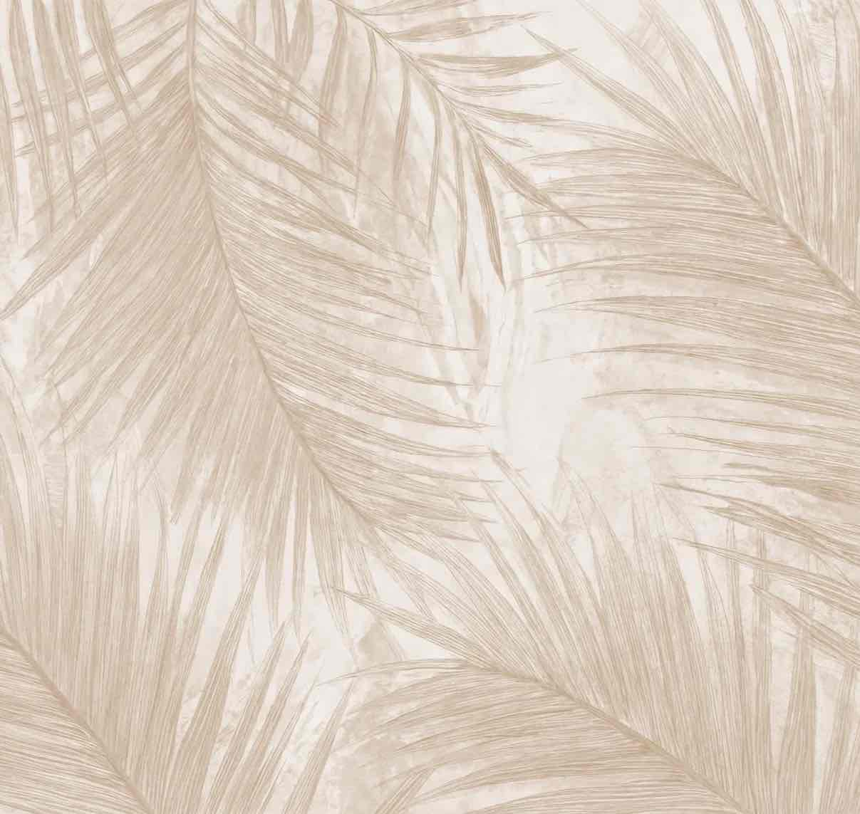 Palmier Nude – Papier peint palmier beige aux nuances chaleureuses
