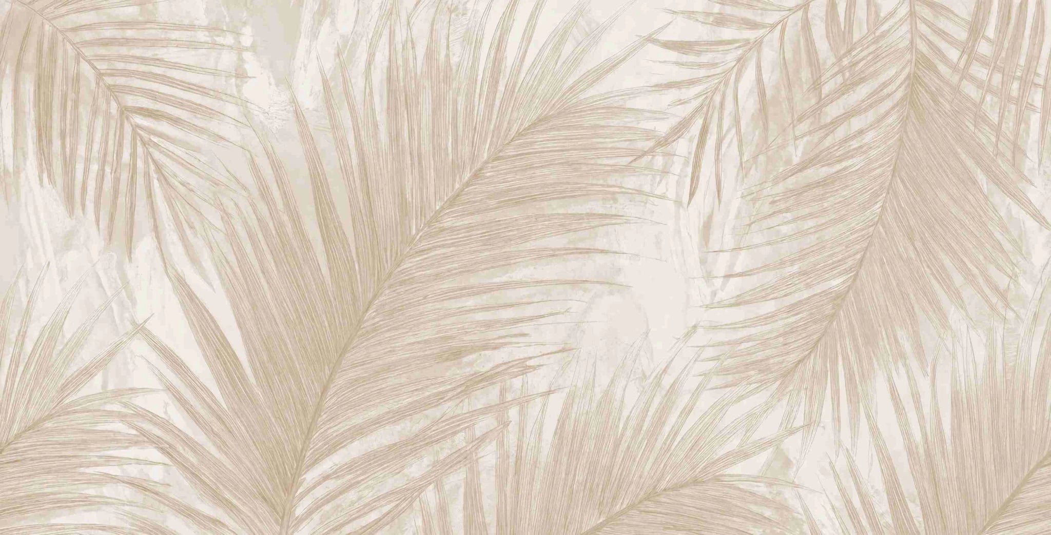 Palmier Nude – Papier peint palmier beige aux nuances chaleureuses