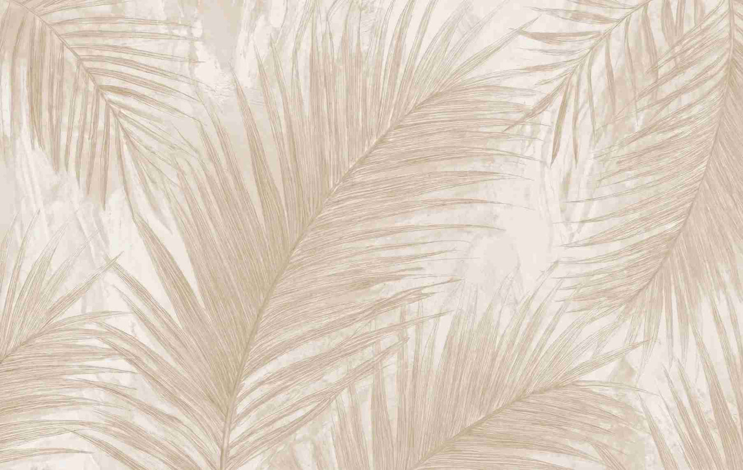 Palmier Nude – Papier peint palmier beige aux nuances chaleureuses - Illulart: Papier peint panoramique