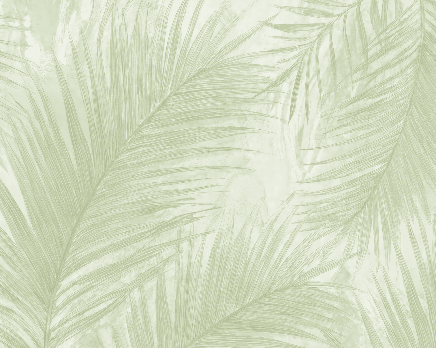 Palmier nude vert - Illulart: Papier peint panoramique
