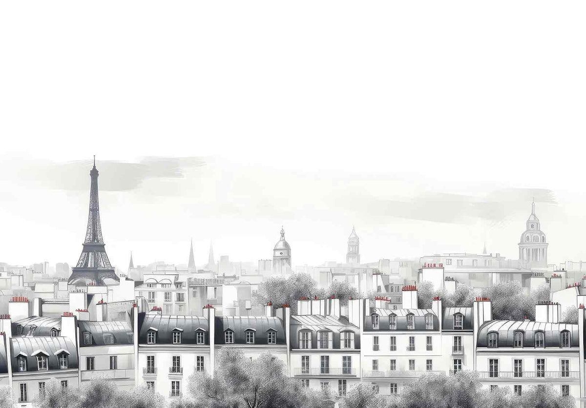 Panorama Parisien - Illulart: Papier peint panoramique
