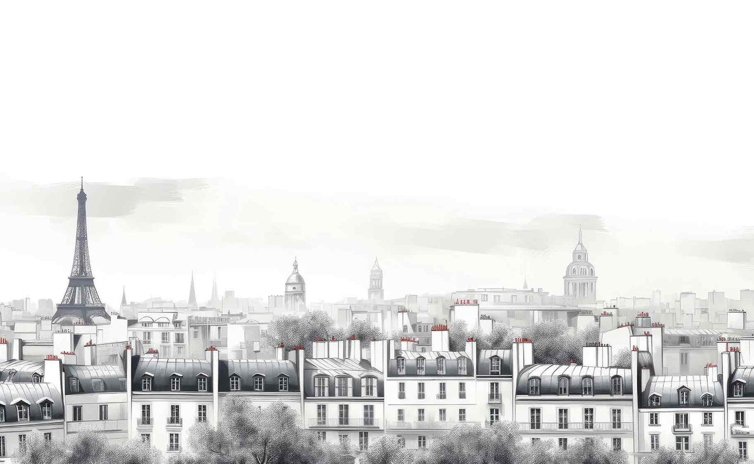Panorama Parisien - Illulart: Papier peint panoramique