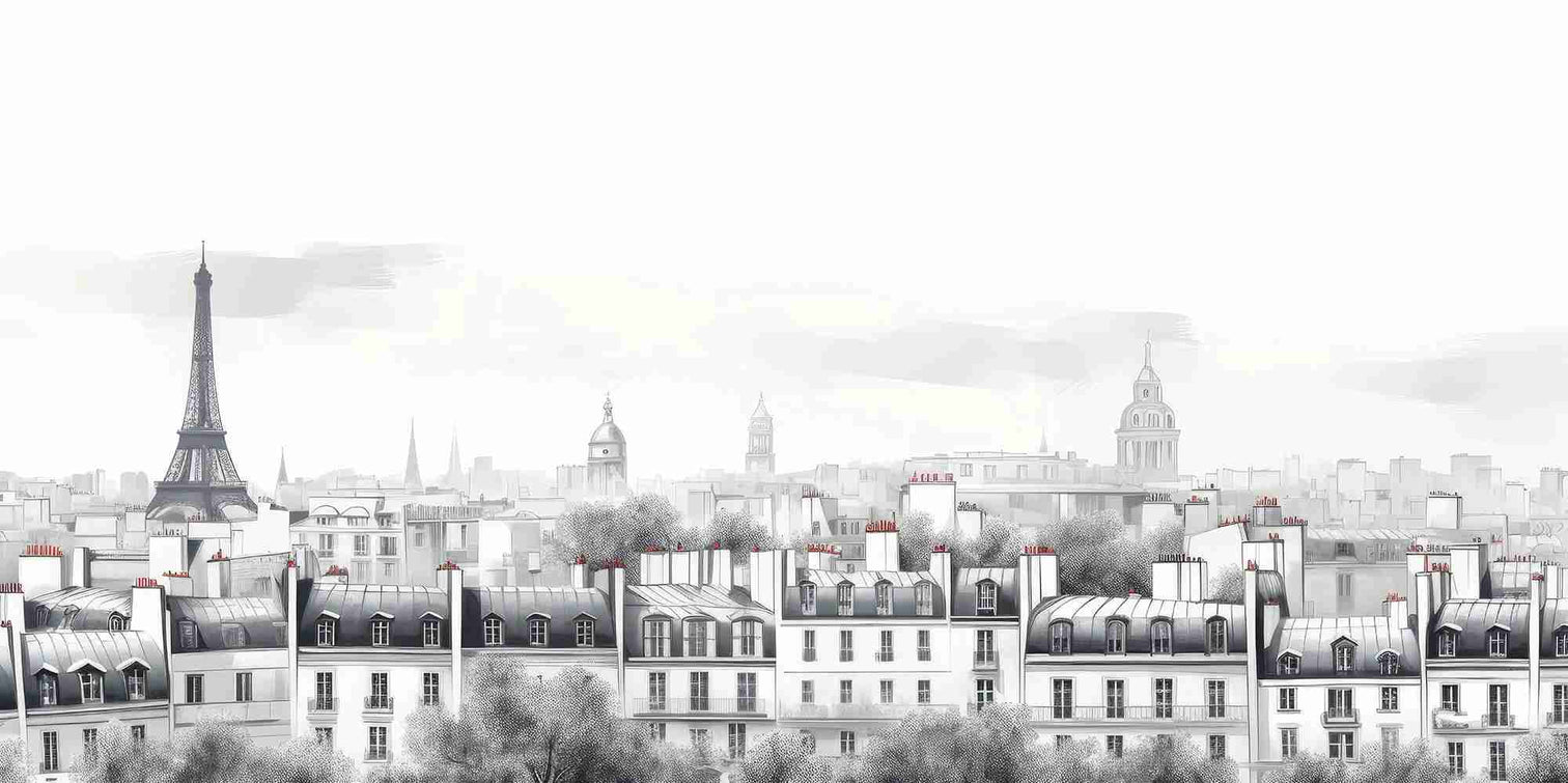 Panorama Parisien - Illulart: Papier peint panoramique