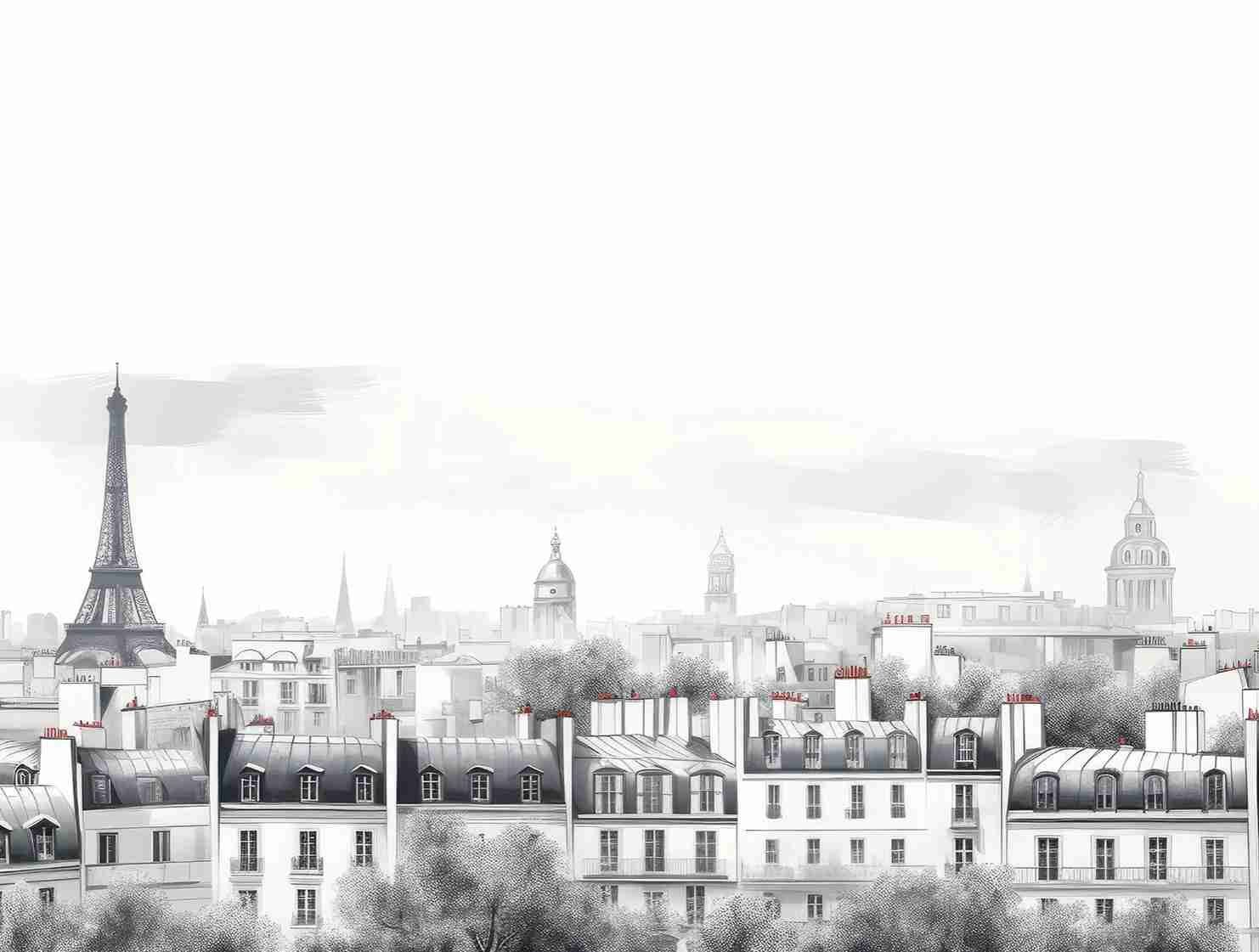Panorama Parisien - Illulart: Papier peint panoramique