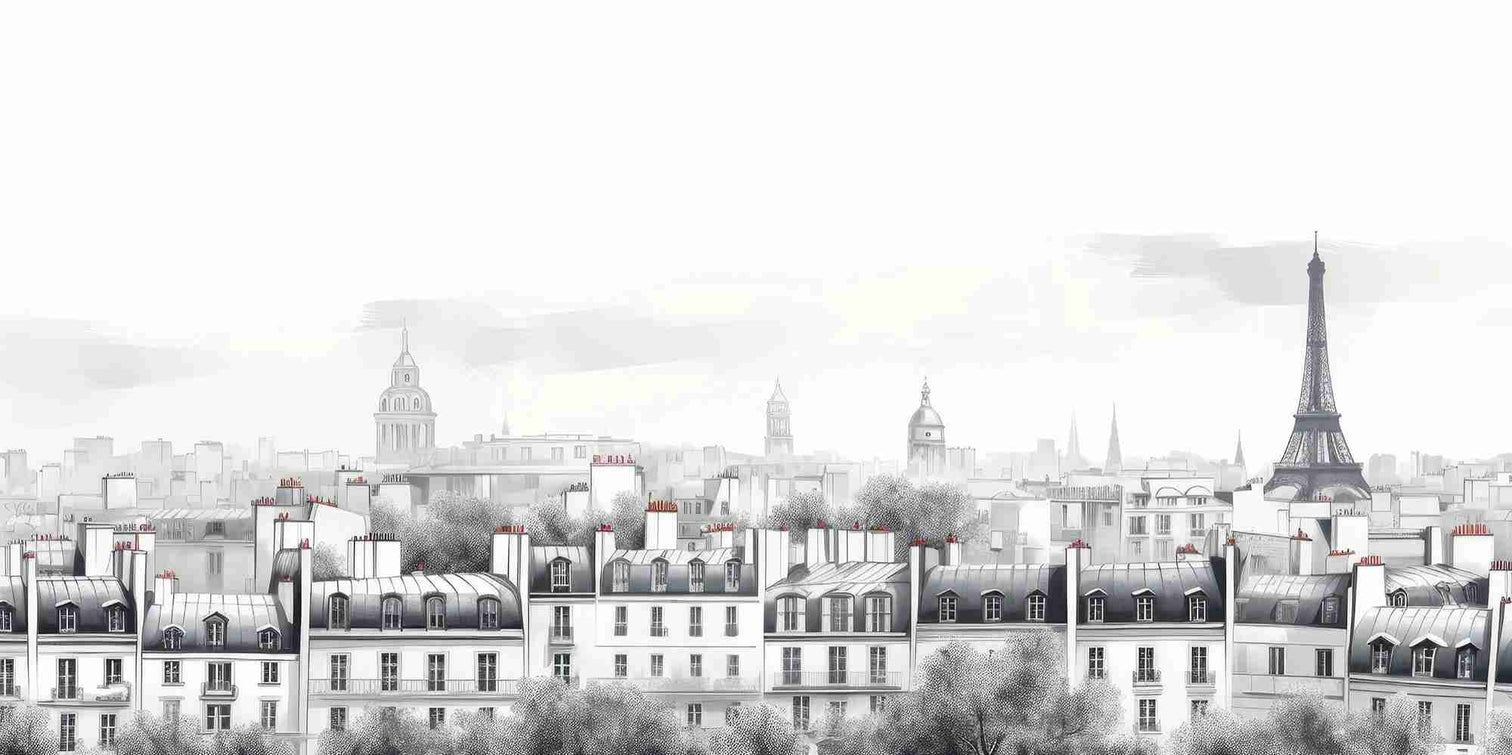Panorama Parisien - Illulart: Papier peint panoramique
