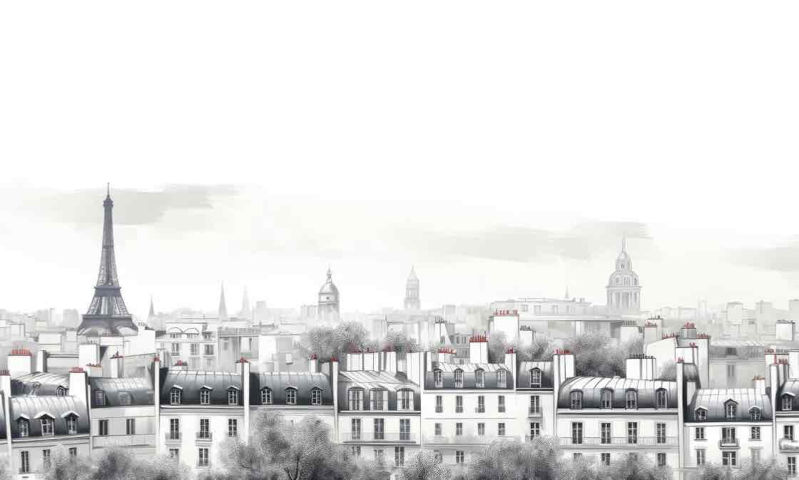 Panorama Parisien - Illulart: Papier peint panoramique