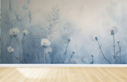 Pissenlit pastel - Illulart: Papier peint panoramique