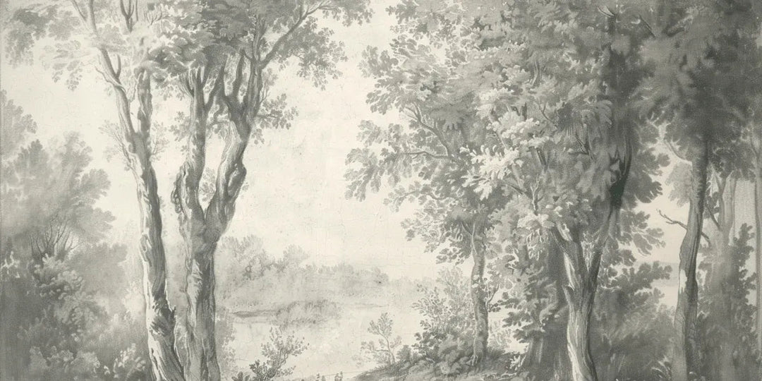 Poésie anglaise : Forêt classique - Illulart: Papier peint panoramique