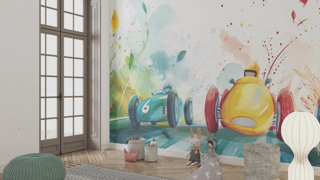 Grand prix coloré - Course automobile