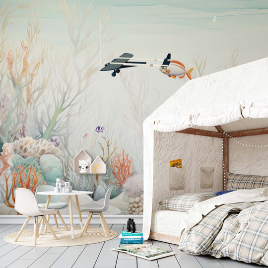 Recif Corallien - Illulart: Papier peint panoramique