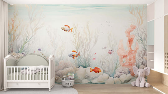 Recif Corallien - Illulart: Papier peint panoramique