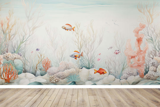 Recif Corallien - Illulart: Papier peint panoramique