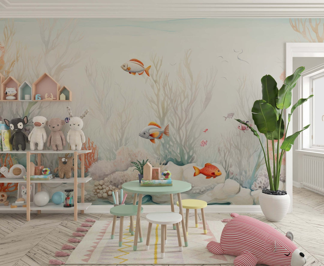 Recif Corallien - Illulart: Papier peint panoramique