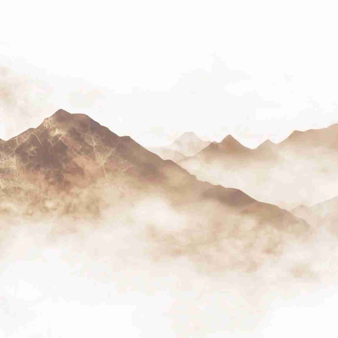 Rêve de Sommets – Papier Peint Panoramique pour une Ambiance Apaisante - Illulart: Papier peint panoramique