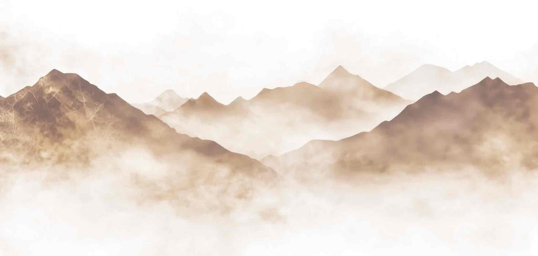 Rêve de Sommets – Papier Peint Panoramique pour une Ambiance Apaisante - Illulart: Papier peint panoramique