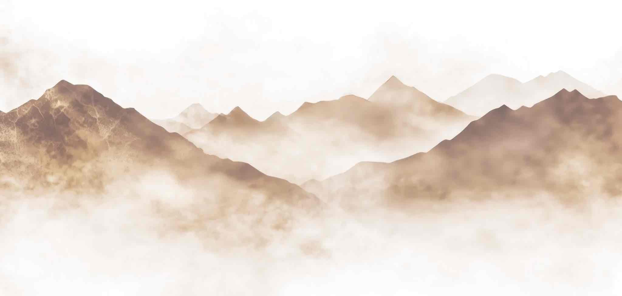 Rêve de Sommets – Papier Peint Panoramique pour une Ambiance Apaisante - Illulart: Papier peint panoramique