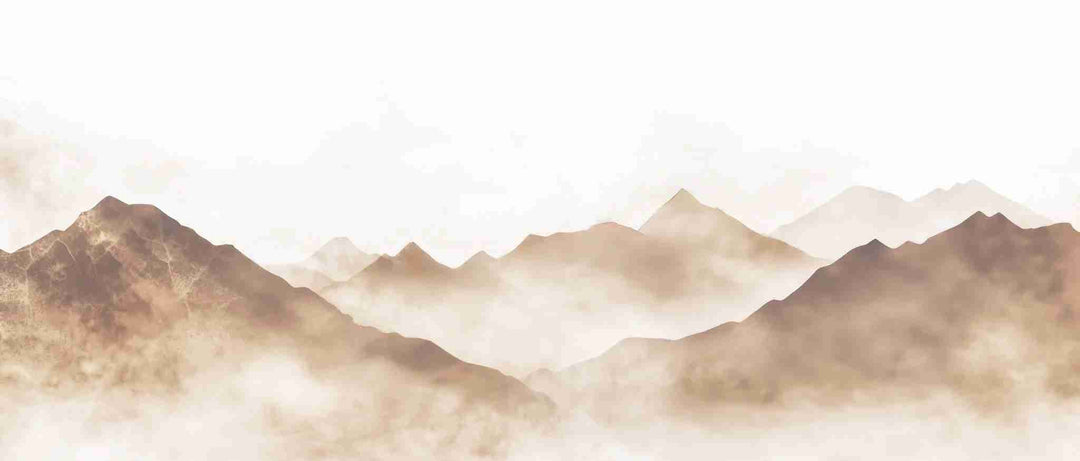 Rêve de Sommets – Papier Peint Panoramique pour une Ambiance Apaisante - Illulart: Papier peint panoramique