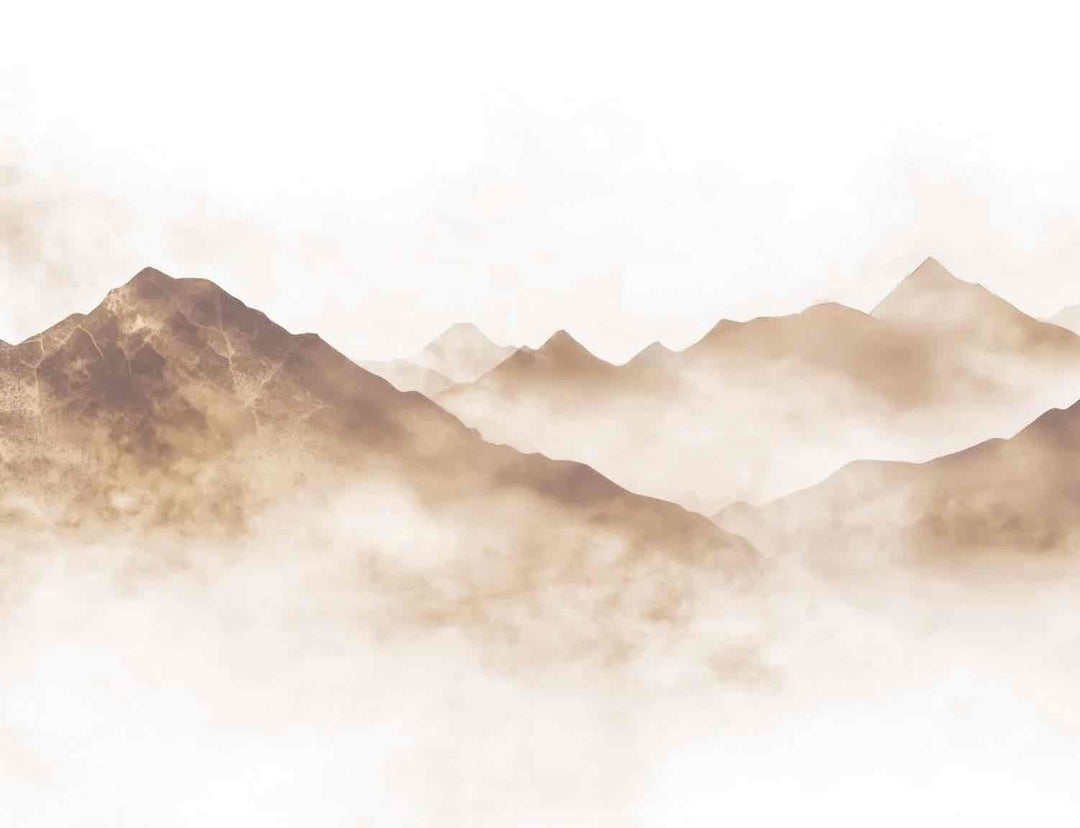 Rêve de Sommets – Papier Peint Panoramique pour une Ambiance Apaisante - Illulart: Papier peint panoramique