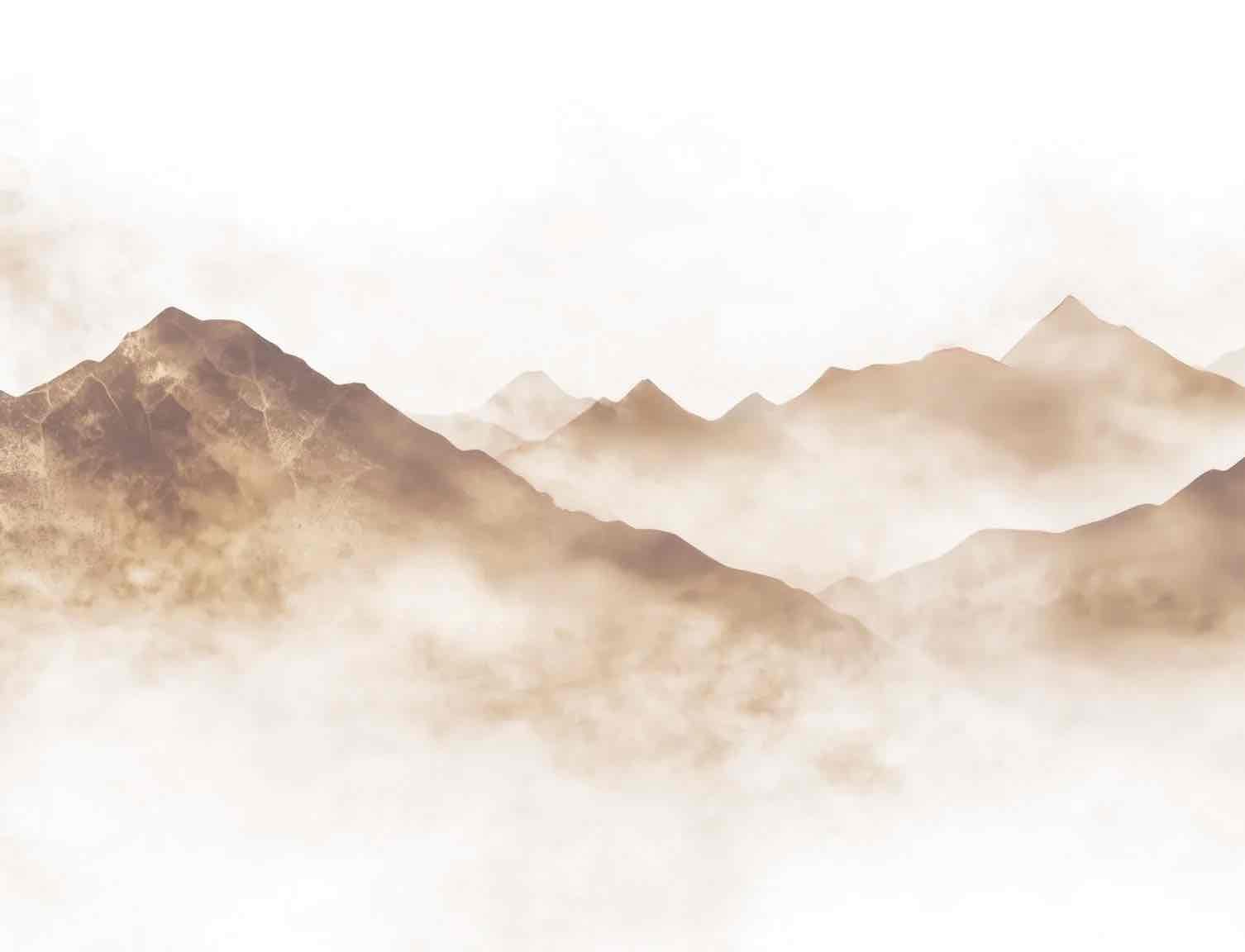 Rêve de Sommets – Papier Peint Panoramique pour une Ambiance Apaisante - Illulart: Papier peint panoramique