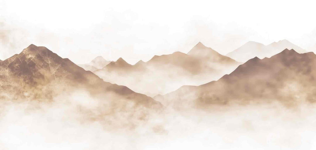 Rêve de Sommets – Papier Peint Panoramique pour une Ambiance Apaisante - Illulart: Papier peint panoramique