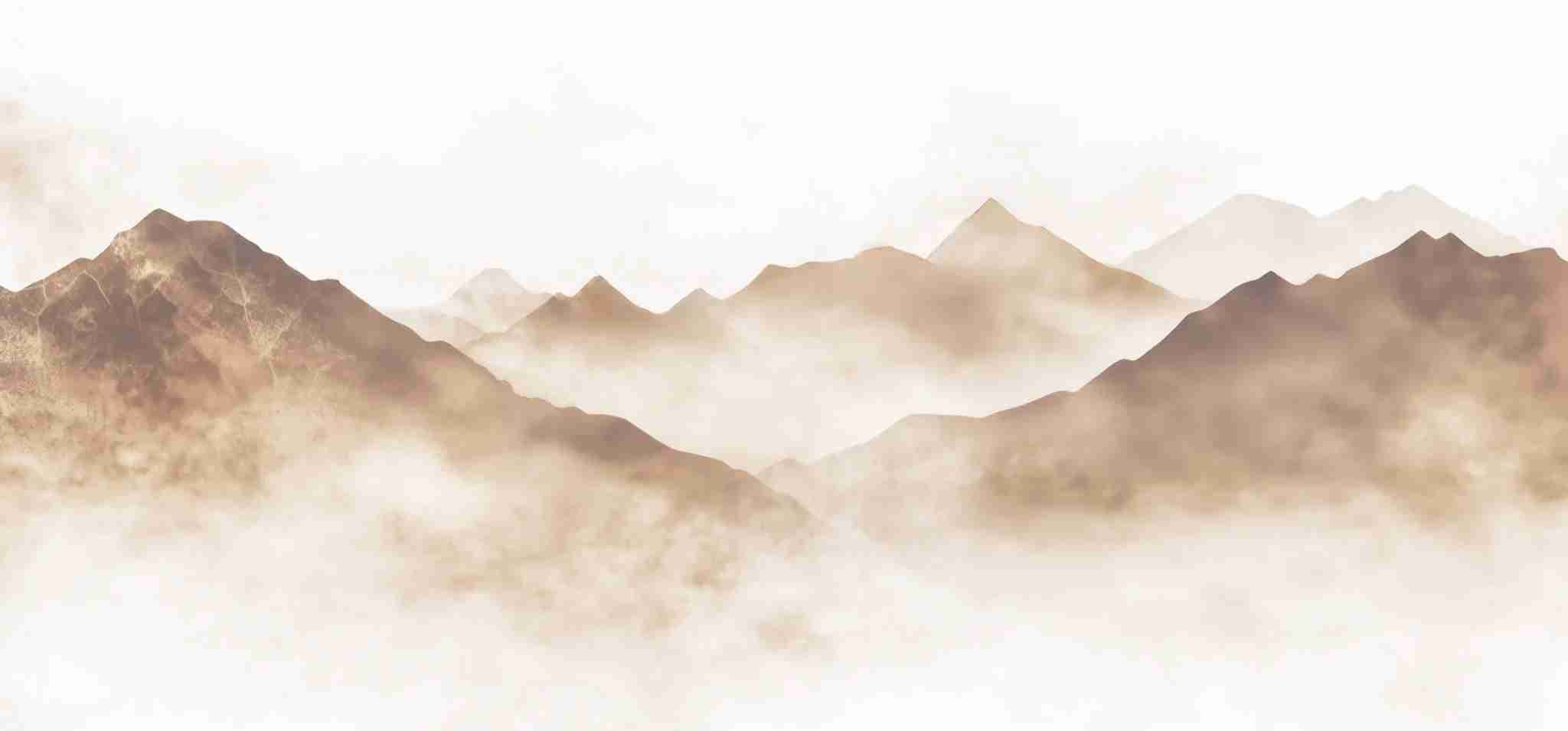 Rêve de Sommets – Papier Peint Panoramique pour une Ambiance Apaisante - Illulart: Papier peint panoramique