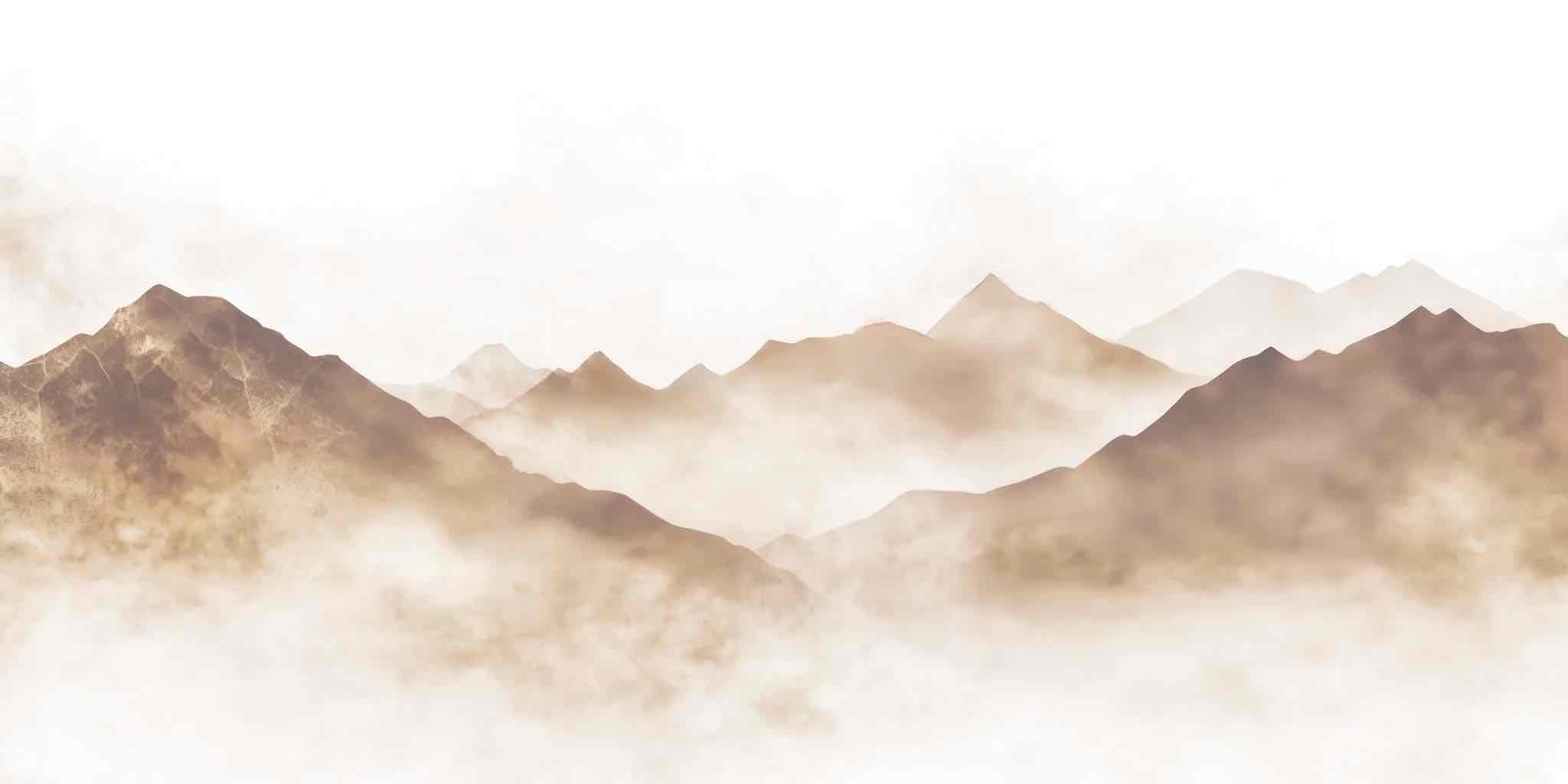 Rêve de Sommets – Papier Peint Panoramique pour une Ambiance Apaisante - Illulart: Papier peint panoramique