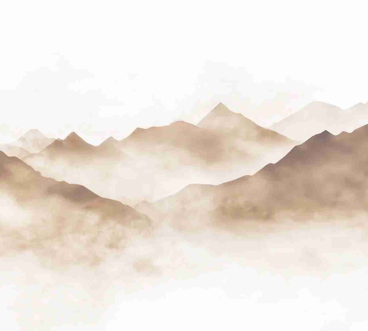 Rêve de Sommets – Papier Peint Panoramique pour une Ambiance Apaisante - Illulart: Papier peint panoramique