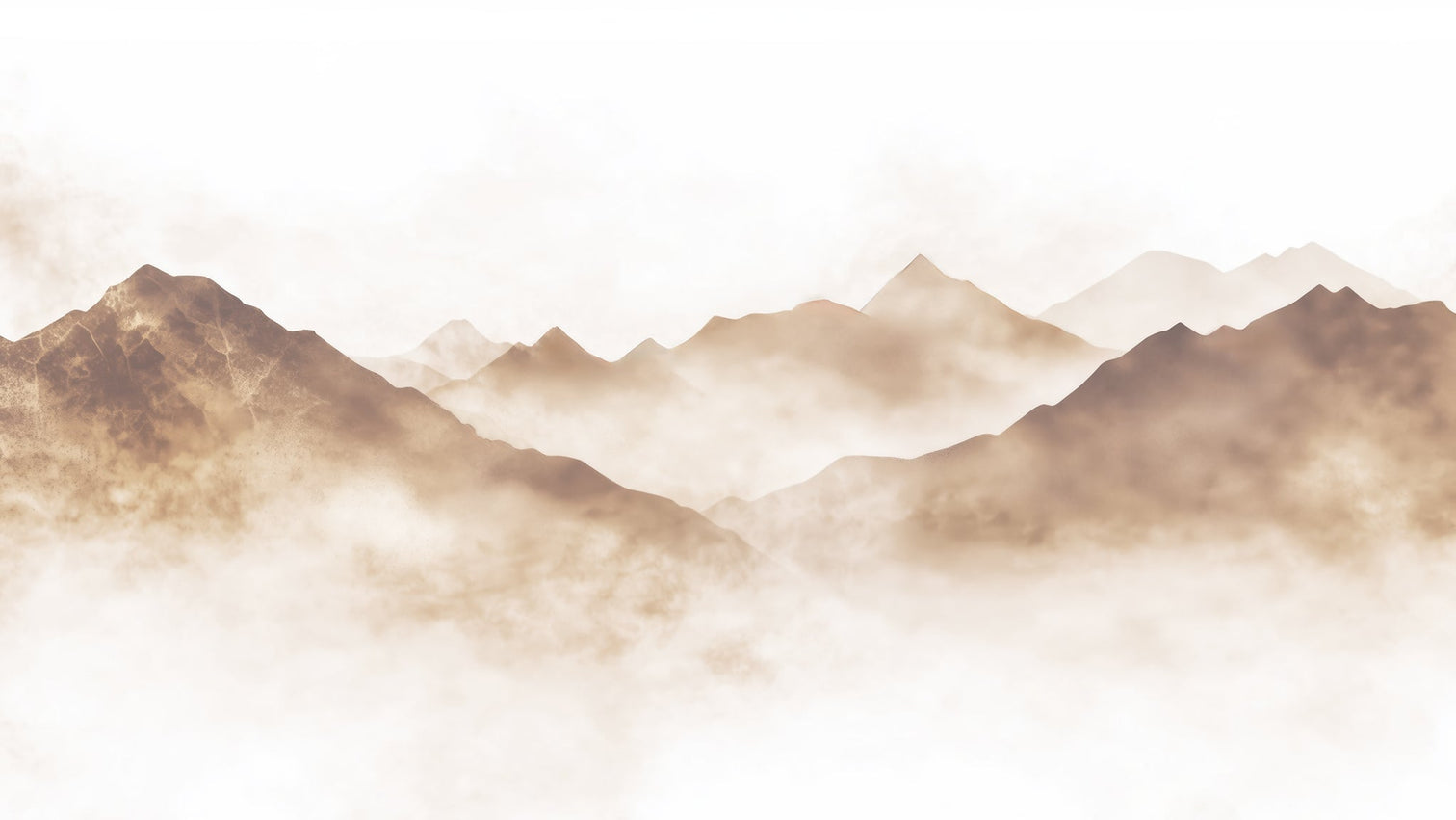 Rêve de Sommets – Papier Peint Panoramique pour une Ambiance Apaisante - Illulart: Papier peint panoramique