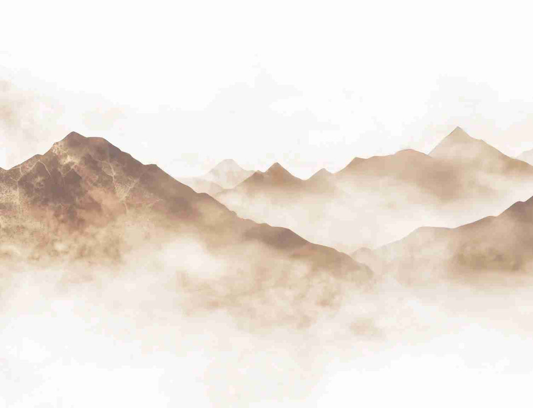 Rêve de Sommets – Papier Peint Panoramique pour une Ambiance Apaisante - Illulart: Papier peint panoramique