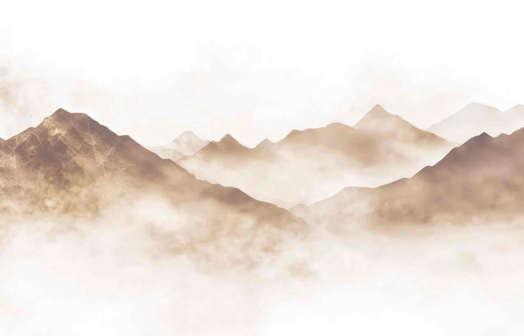 Rêve de Sommets – Papier Peint Panoramique pour une Ambiance Apaisante - Illulart: Papier peint panoramique