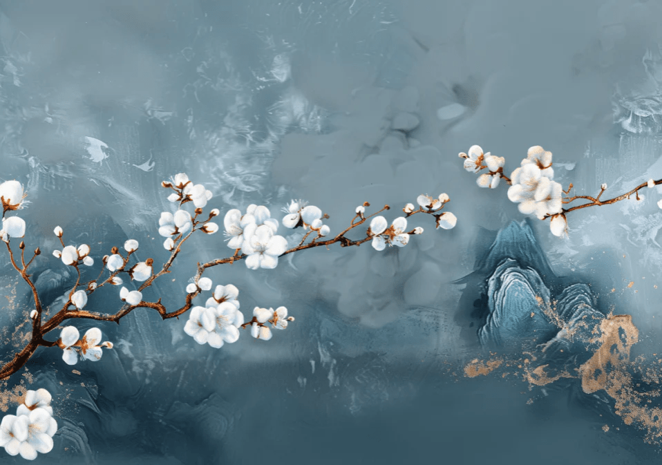 Rêverie Azurée - Illulart: Papier peint panoramique